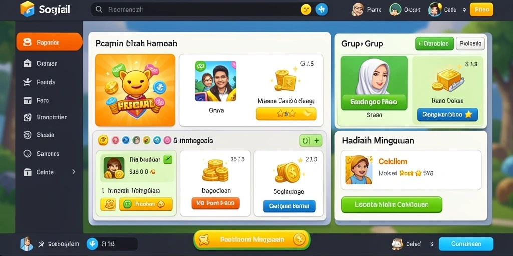 Tampilan antarmuka yang menarik dan ramah pengguna.