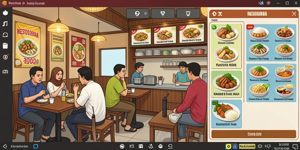 Tangkapan layar menampilkan karakter utama dalam mode pertempuran.