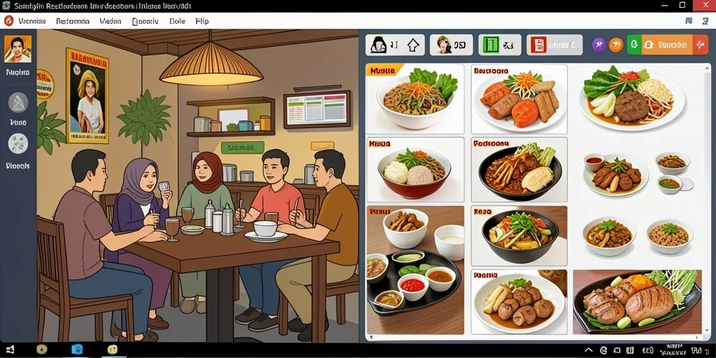 Tampilan antarmuka yang menarik dan mudah digunakan.